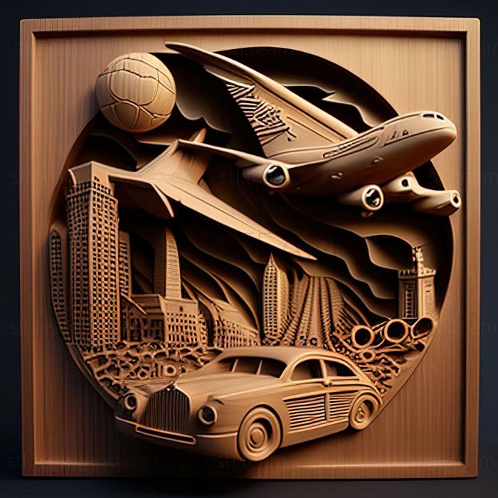 3D модель Hyundai Aero City (STL)
